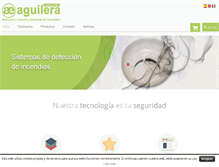 Tablet Screenshot of aguilera.es